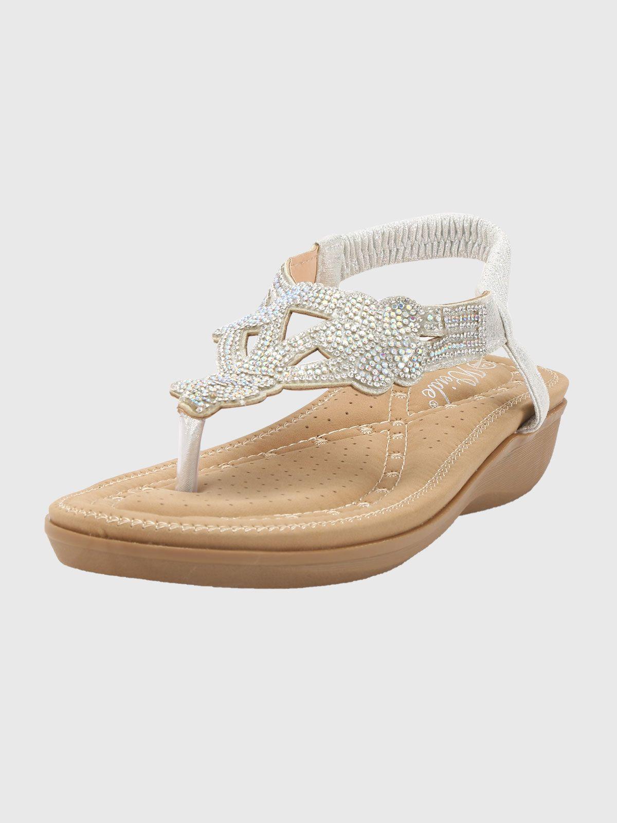 Sandalia Lucila Plateado Weide-0