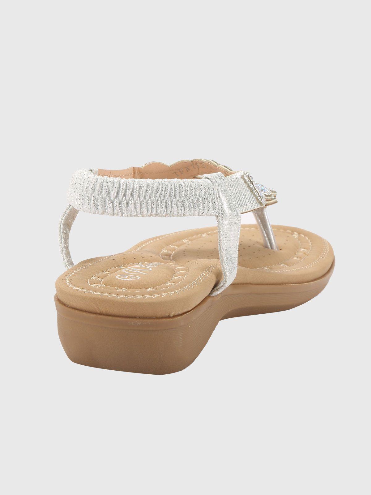 Sandalia Lucila Plateado Weide-2