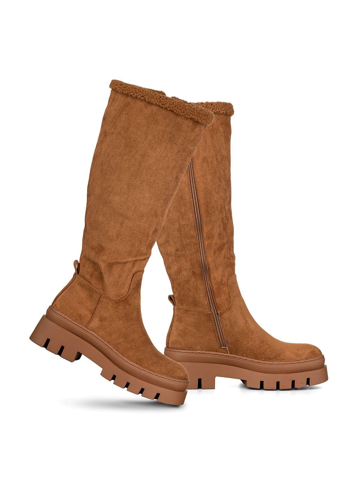 Botas Largas Mujer Casual Moda Gamuza Plataforma Weide HX511-5