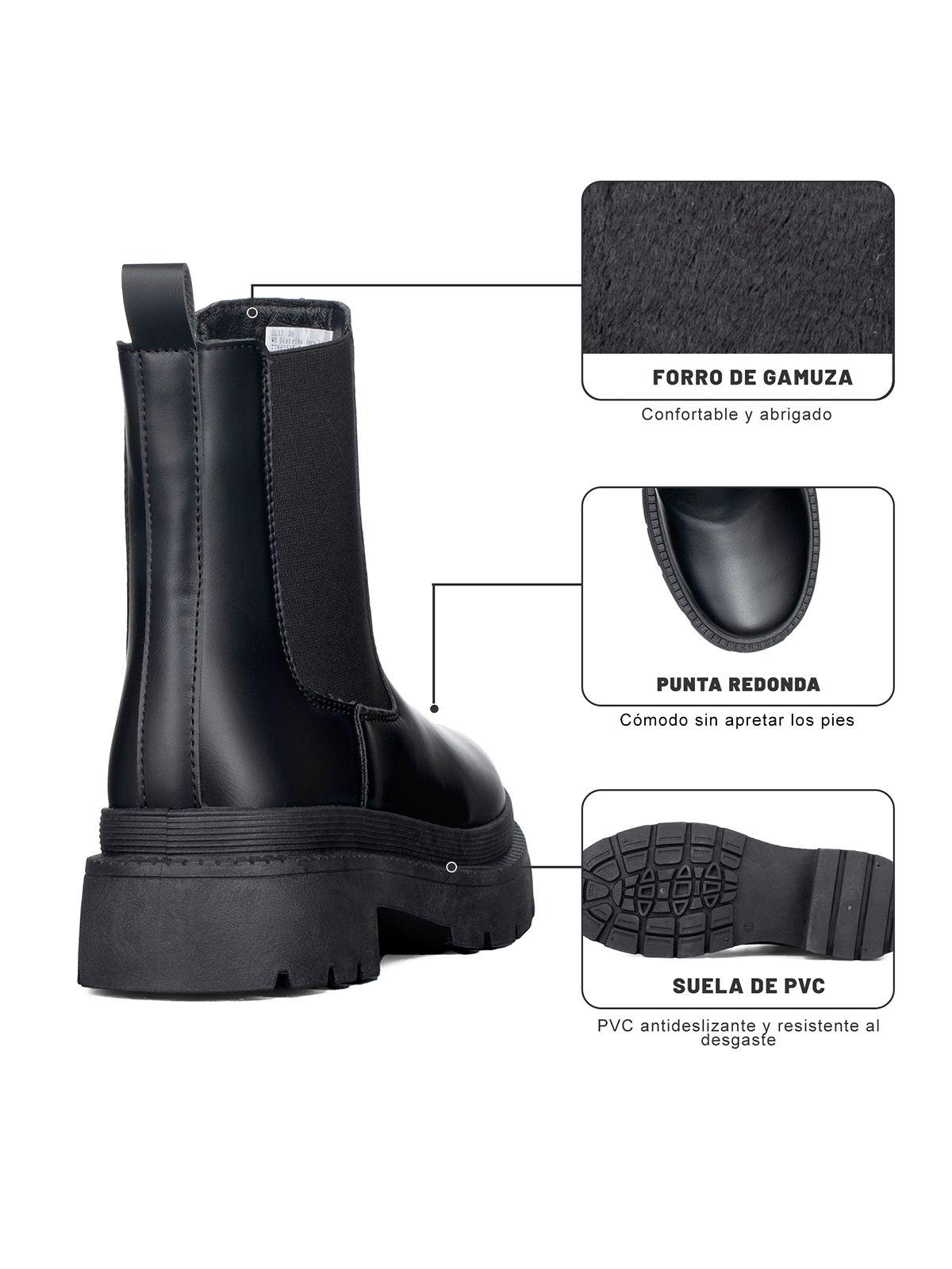 Botin Casual Mujer Plataforma Clasico Formal Weide SL31-8