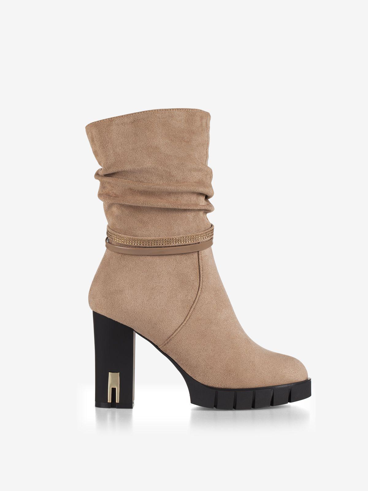 Botin Mujer Olga Caqui Weide-2