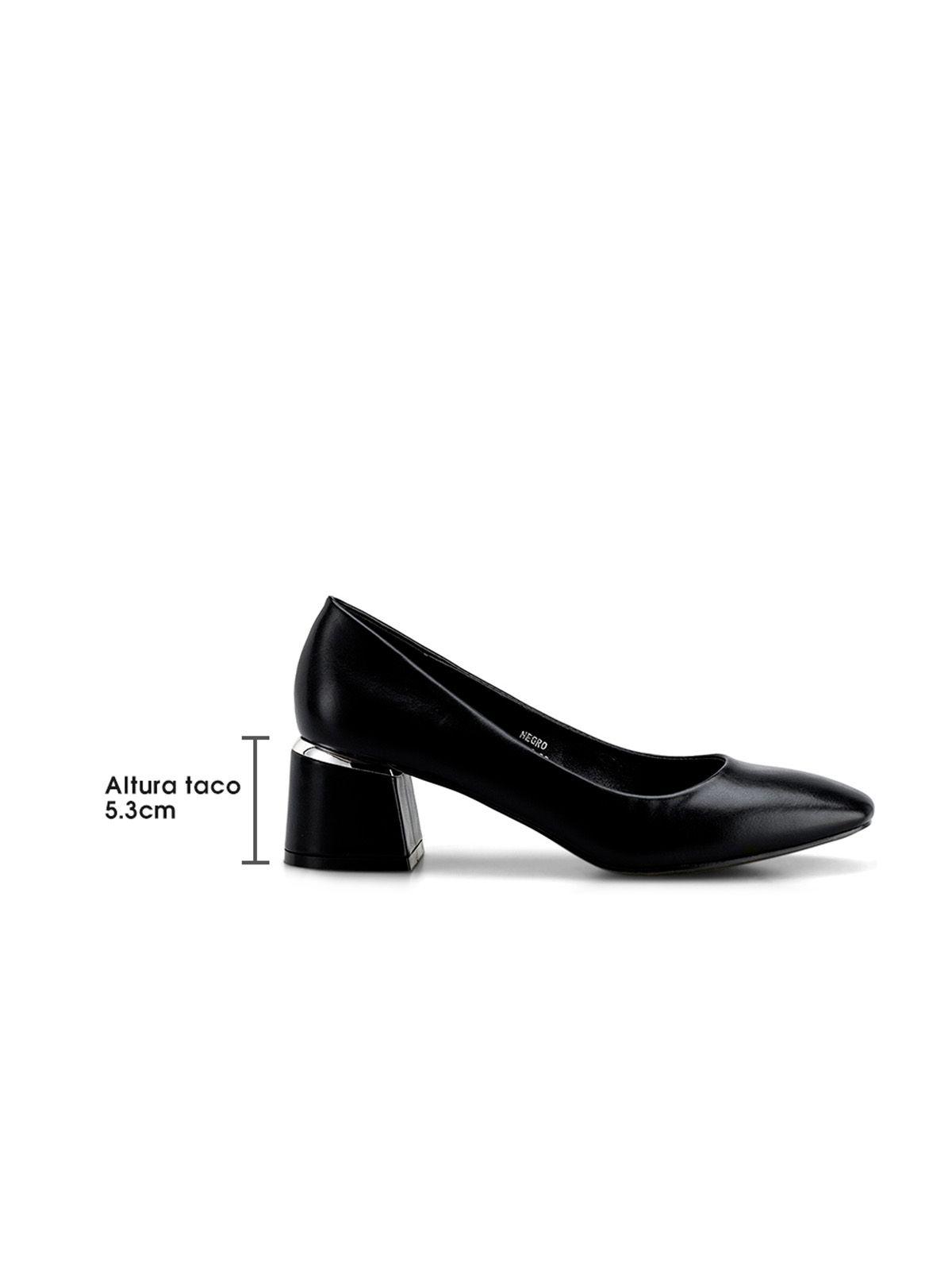 Zapatos Taco Negro casual GHE15 Weide-4