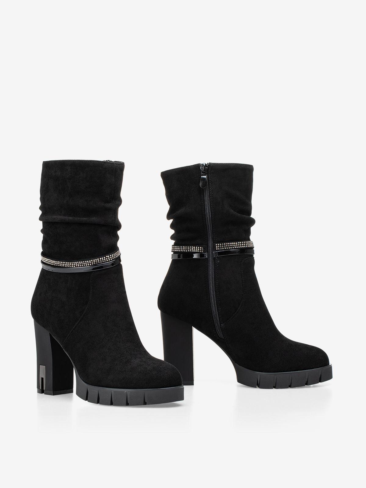 Botin Mujer Olga Negro Weide-4