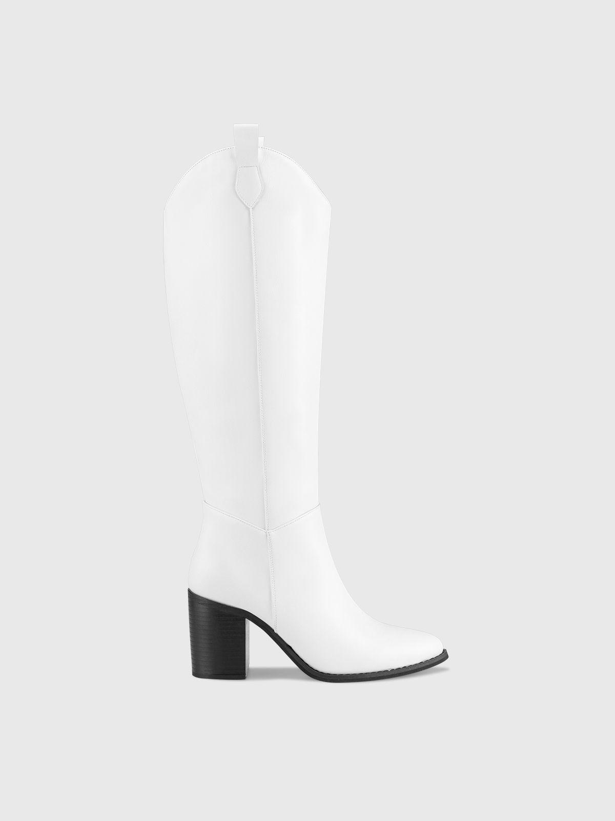 Bota Mujer Ainara Blanco Weide-2