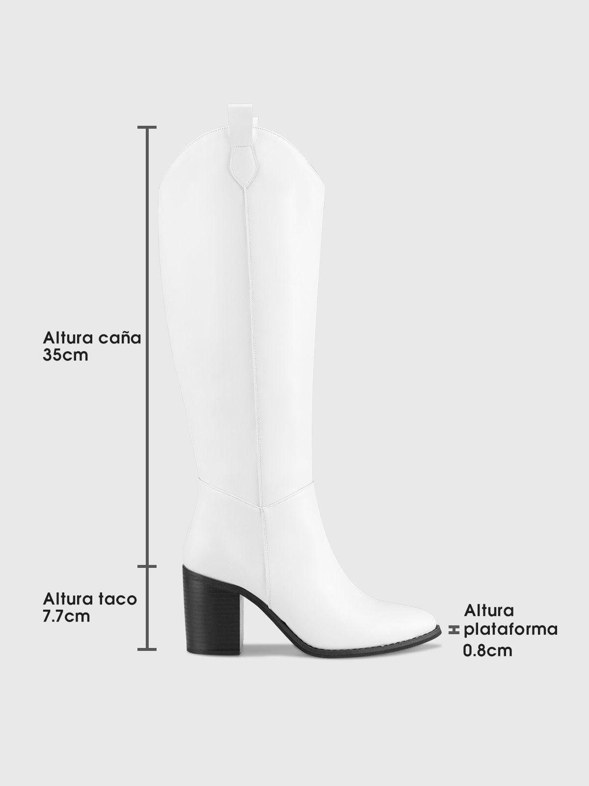 Bota Mujer Ainara Blanco Weide-5