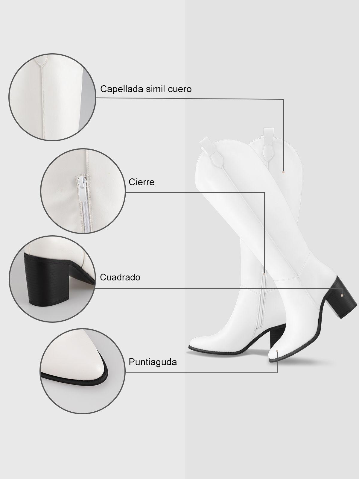 Bota Mujer Ainara Blanco Weide-6