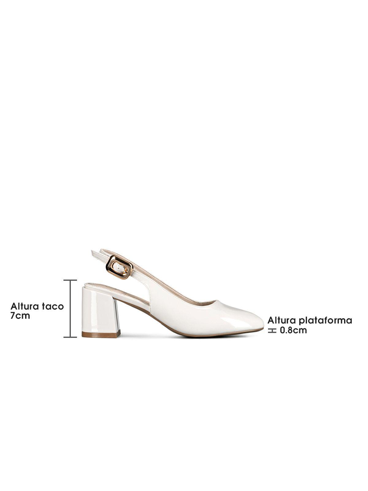 Zapato Casual Tacones Charol Verano Mujer Weide YL82-6