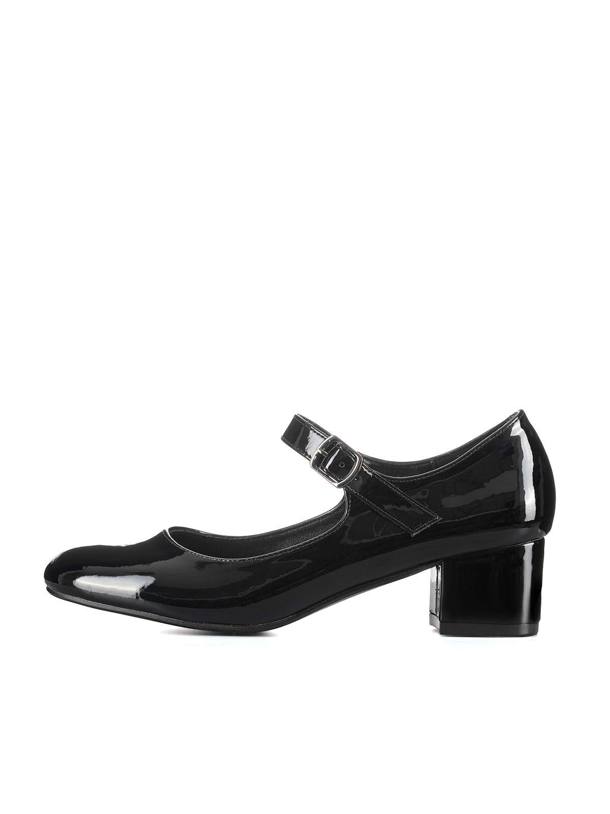 Zapatos Mary Jane Con Taco Charol Cómodo Mujer Weide GHE31-1