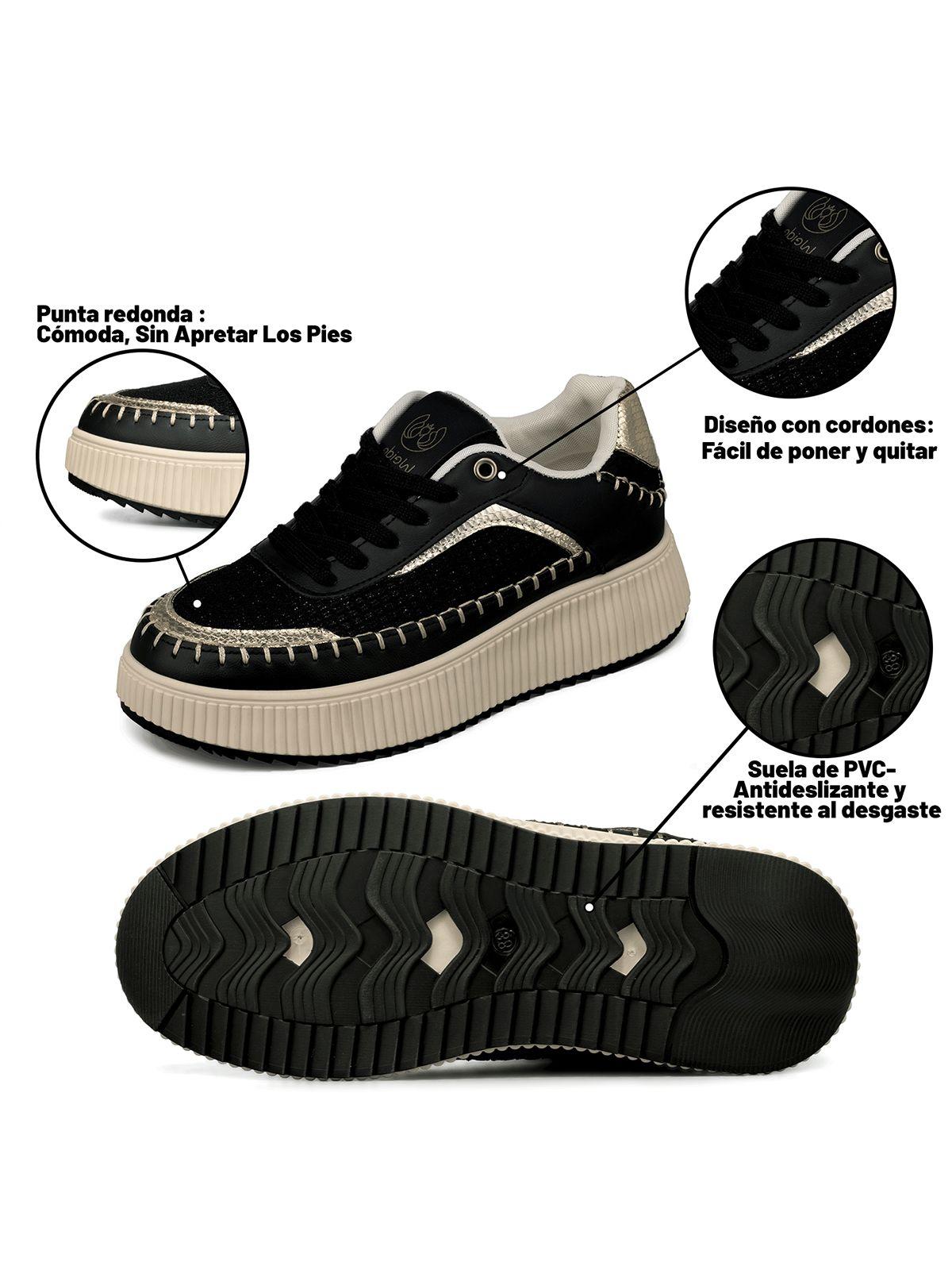 Zapatillas Urbanas Casual Cordones Mujer Weide HX520-5
