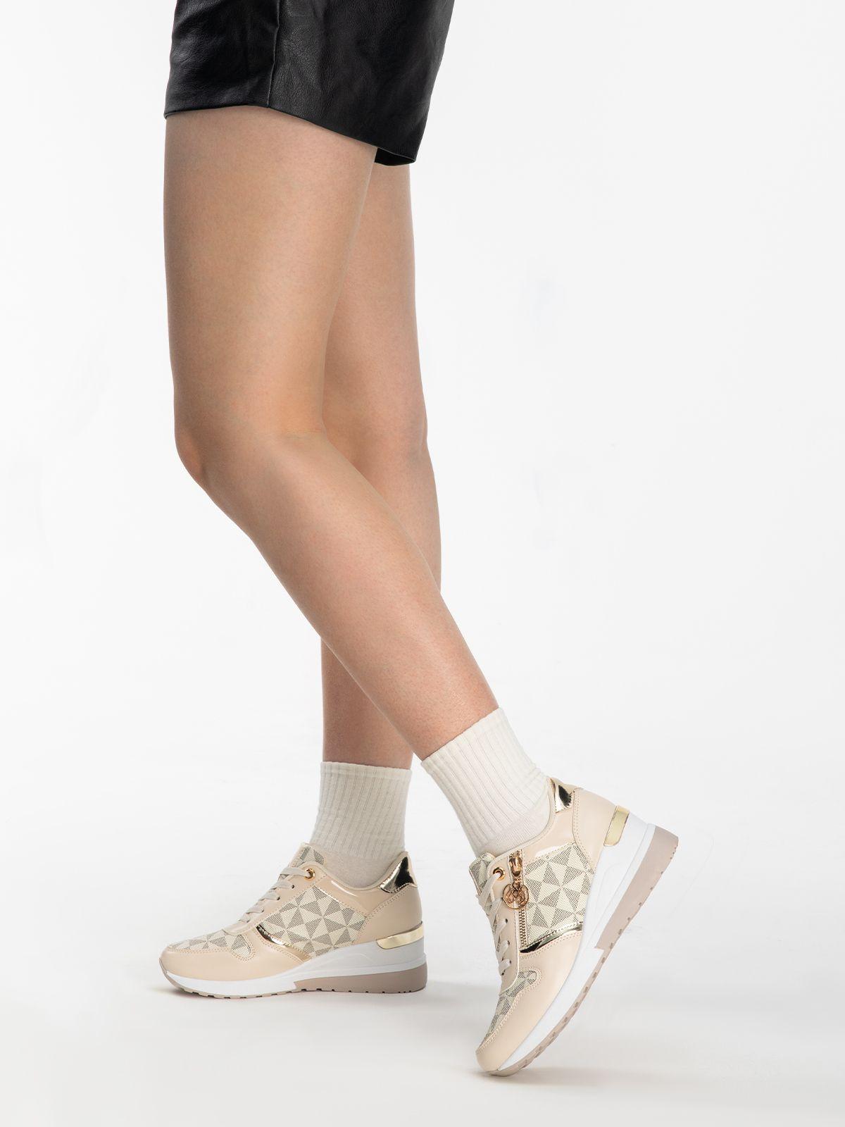 Zapatilla Mujer Cloe Beige Weide-1