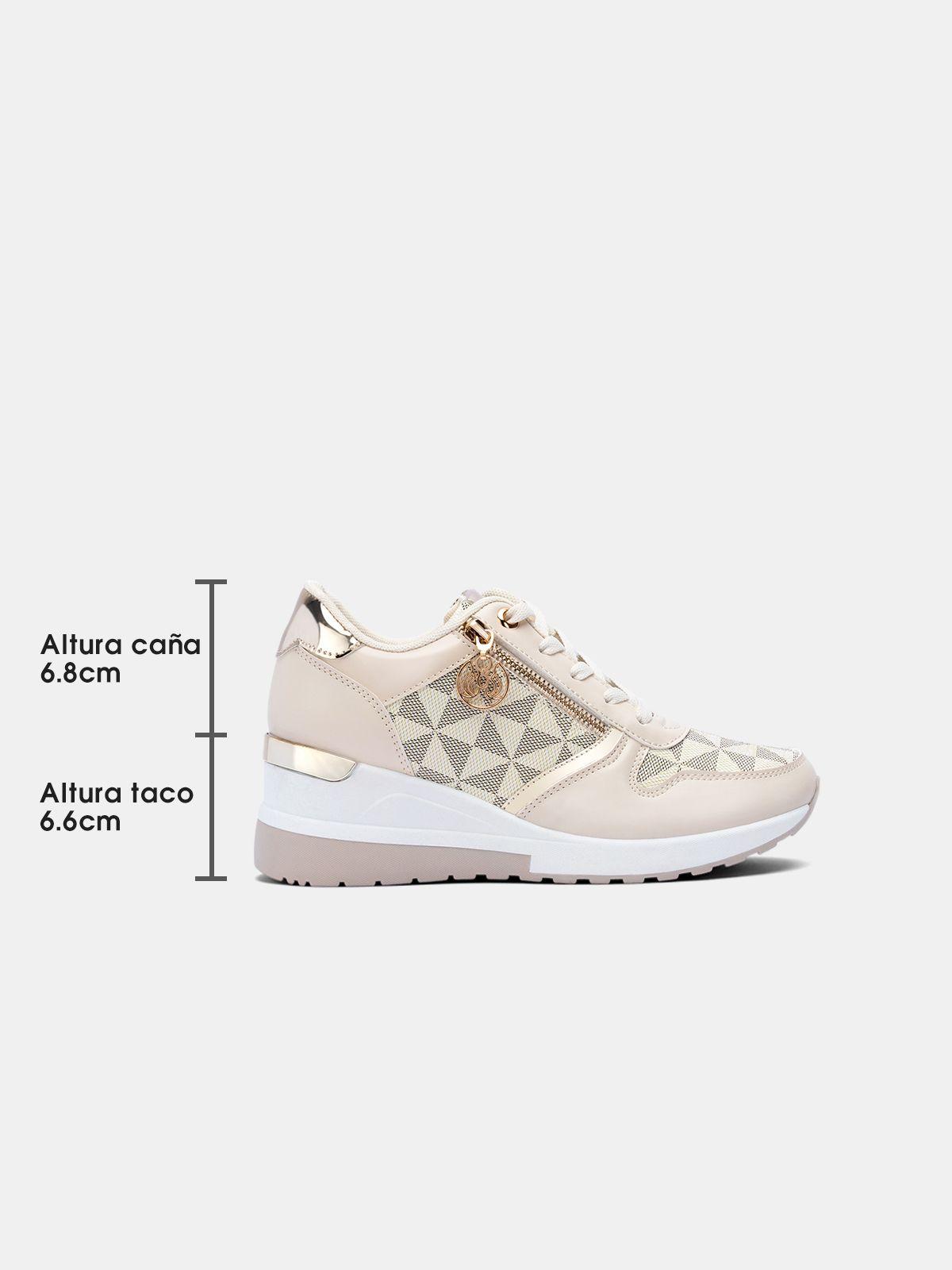 Zapatilla Mujer Cloe Beige Weide-5