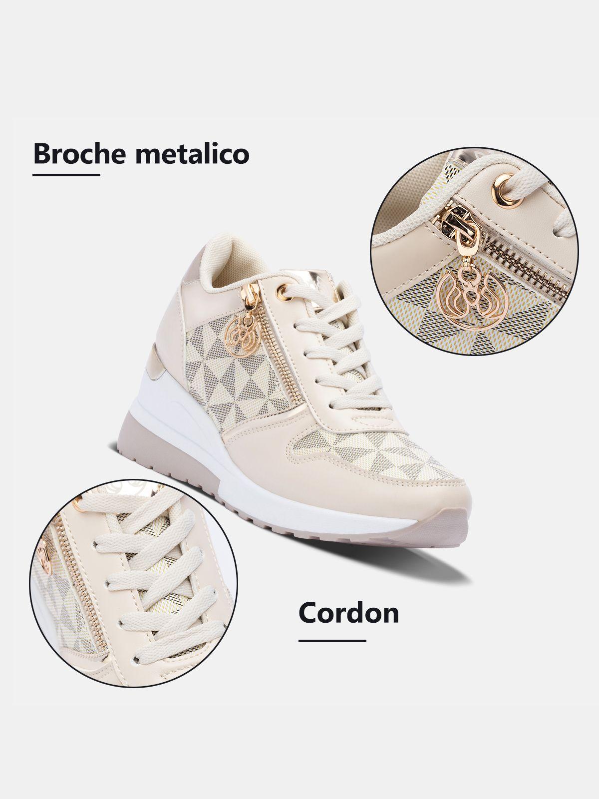 Zapatilla Mujer Cloe Beige Weide-6