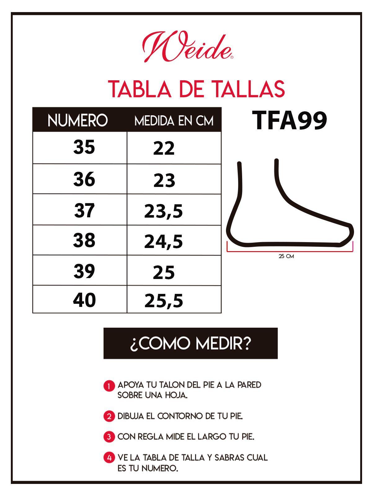 Zapatilla Adeline Negro Weide-3