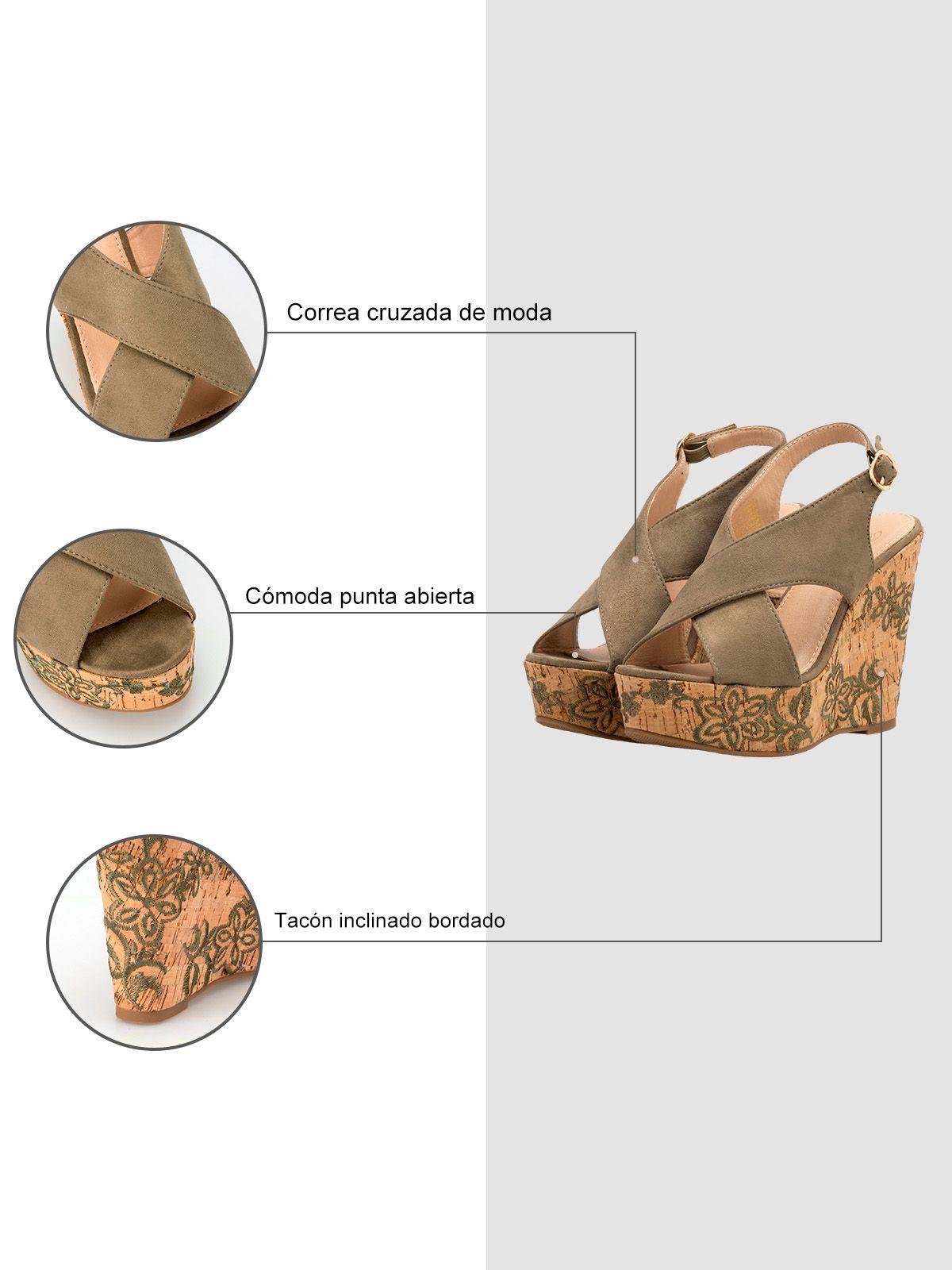 Sandalias Mujer Apolonia Verde Weide-4