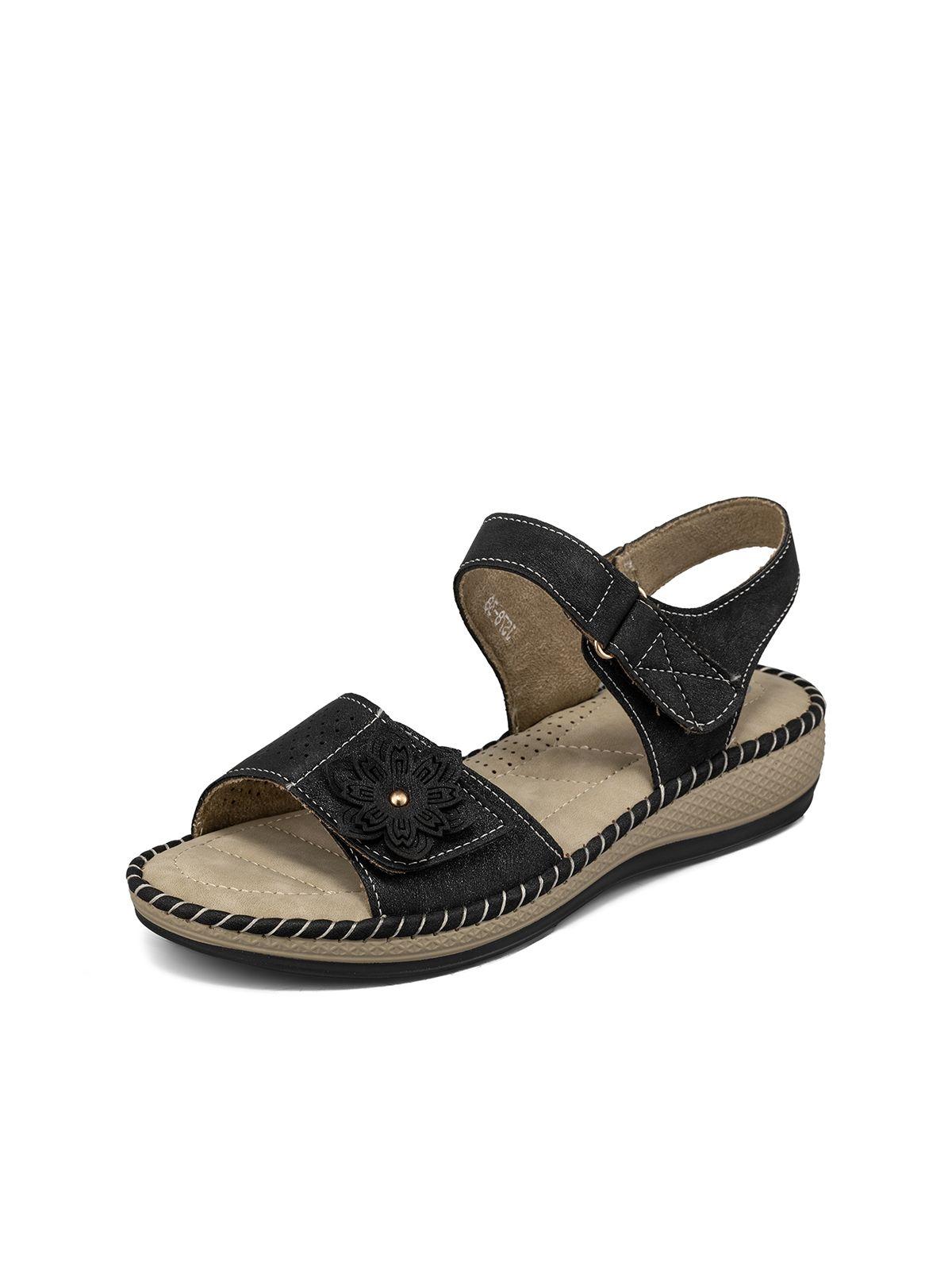 Sandalia Tacon Cuña Casual Soft Mujer Weide JS78-1
