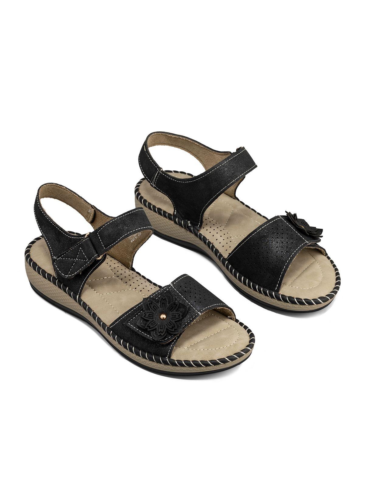 Sandalia Tacon Cuña Casual Soft Mujer Weide JS78-2