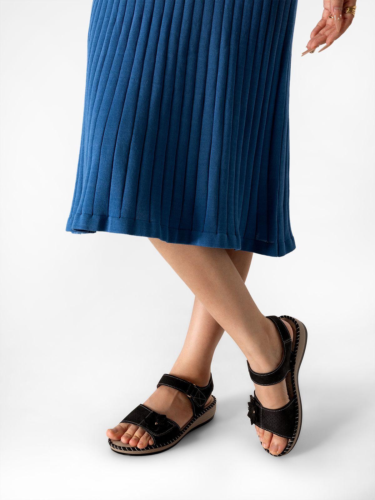 Sandalia Tacon Cuña Casual Soft Mujer Weide JS78-2