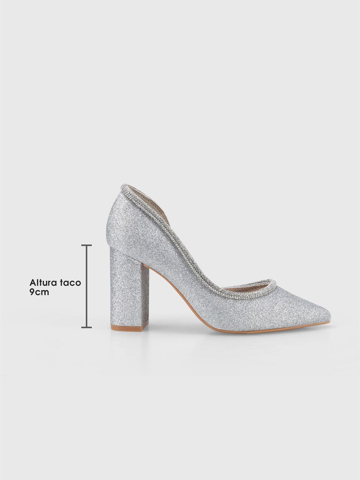Zapato Mujer Consuelo Plateado Weide-4