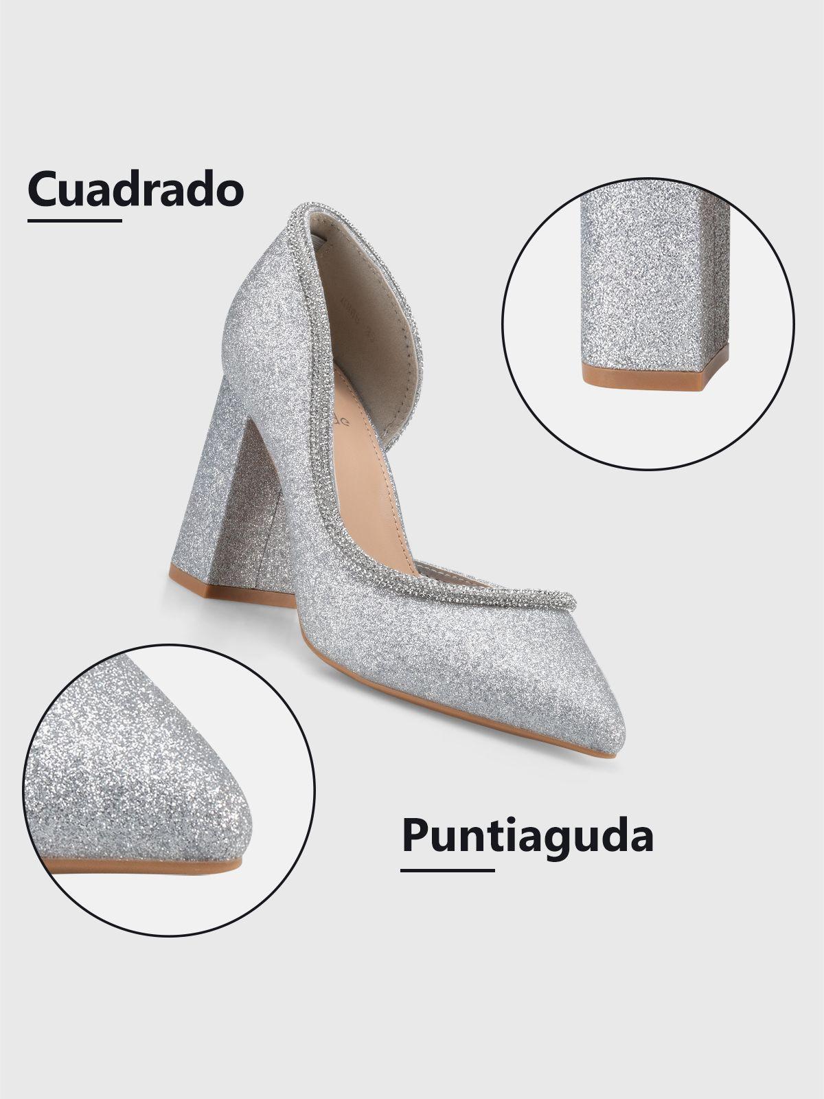 Zapato Mujer Consuelo Plateado Weide-5