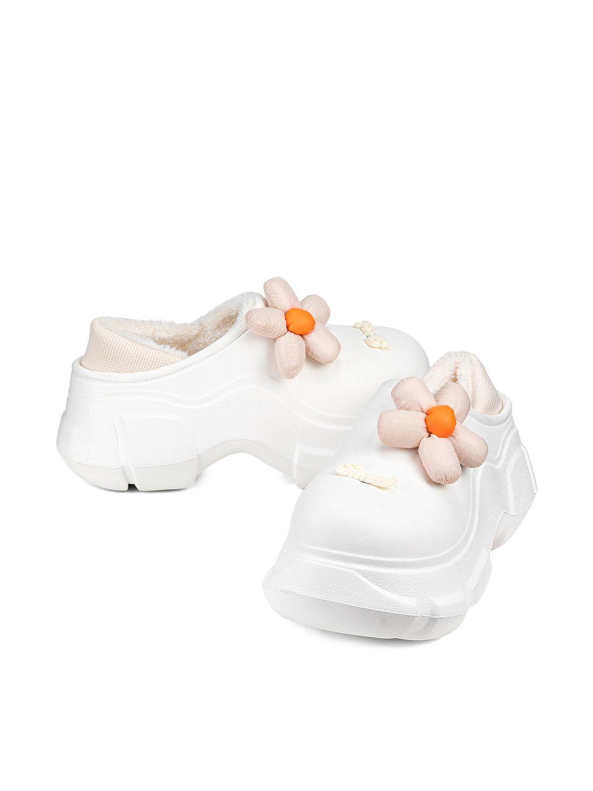 Zueco Blanco Casual Mujer Weide GH120-4