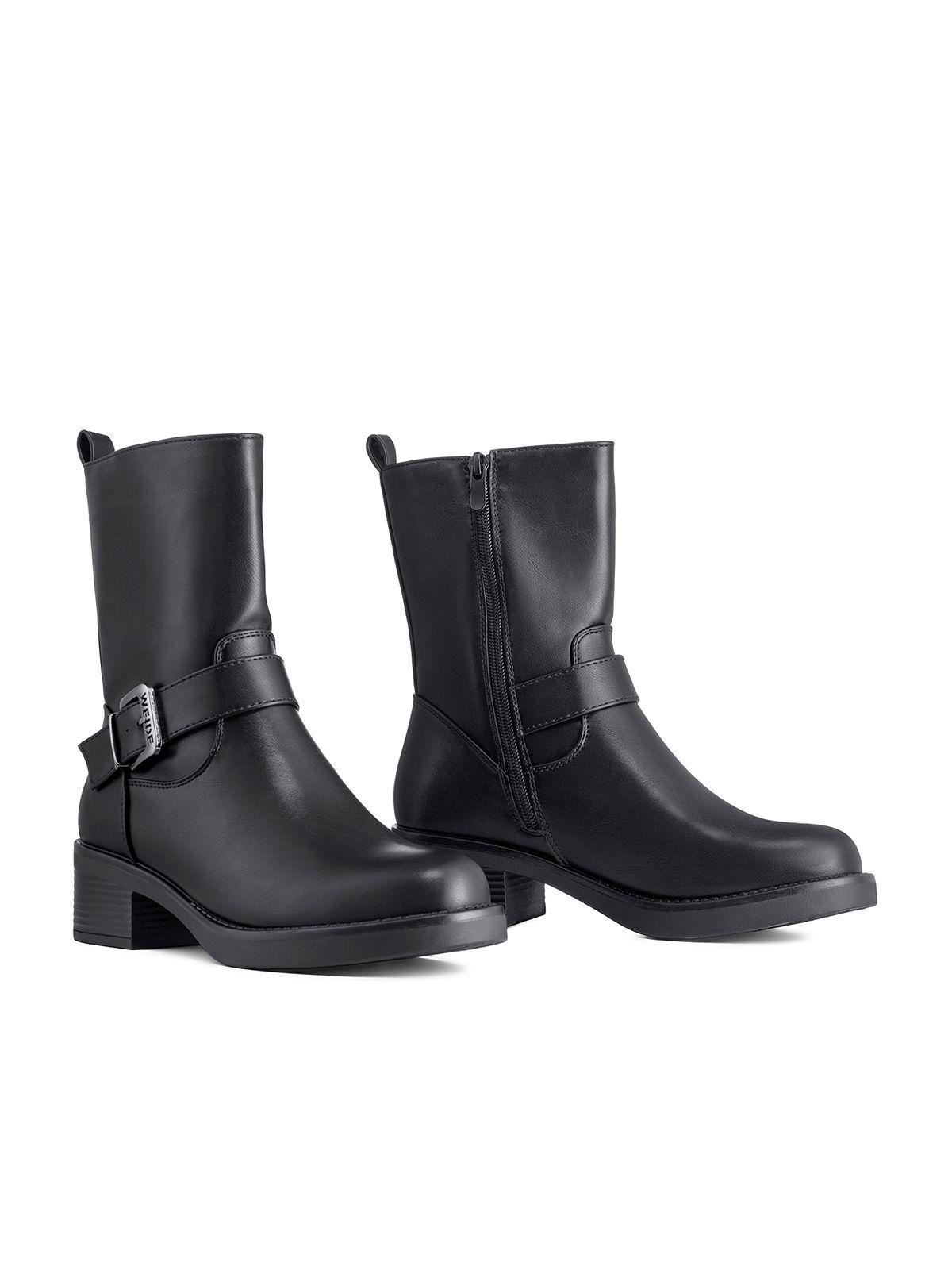 Botín Taco Mujer Casual PU Weide ZS82-4