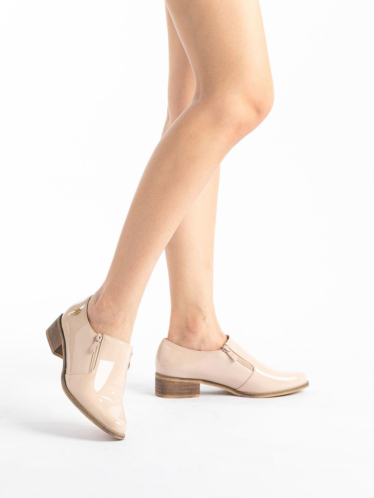 Mocasin Mujer Dolores Beige Weide-1