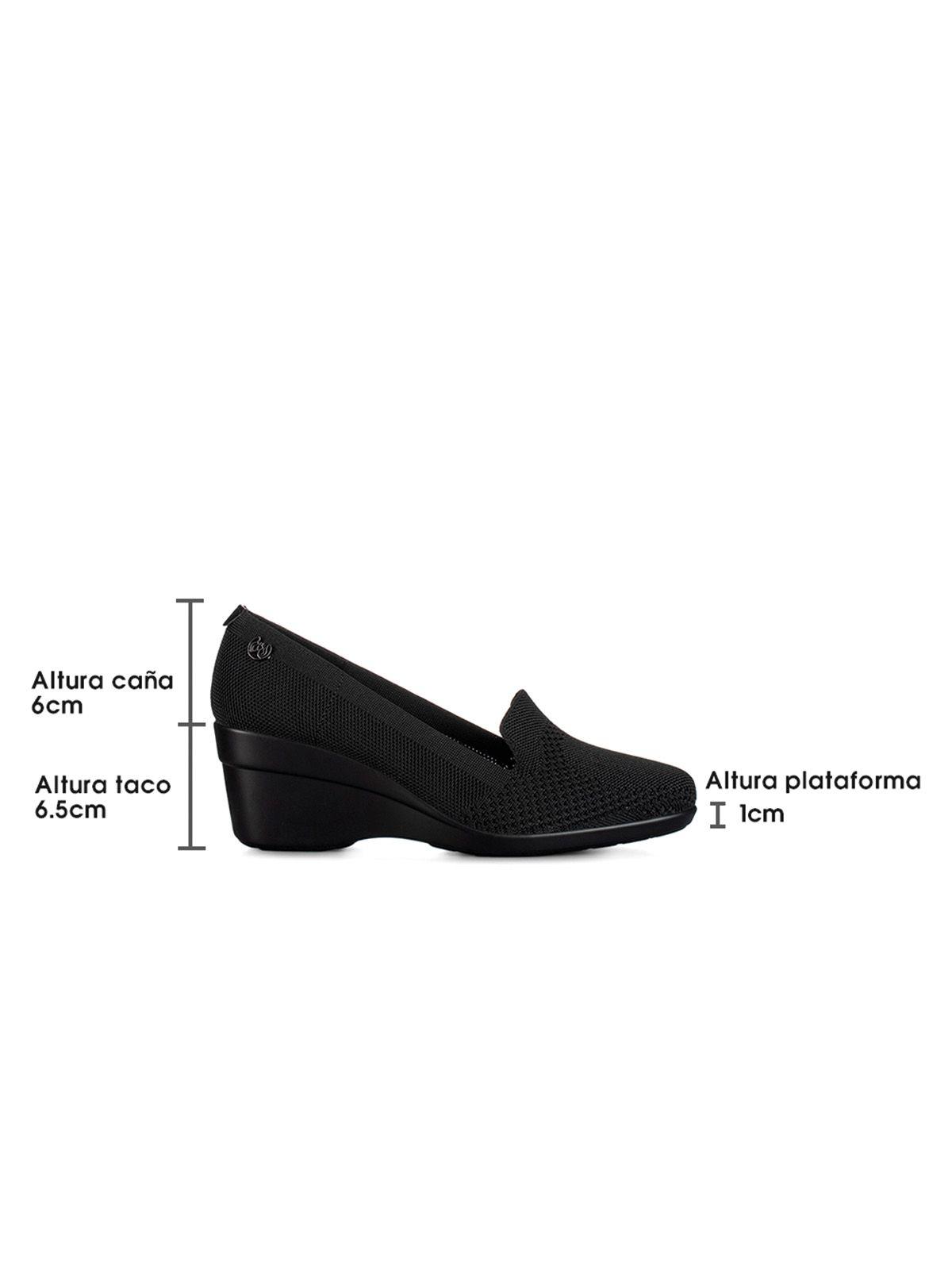 Zapatos Negro Casual Mujer Weide GH116-4