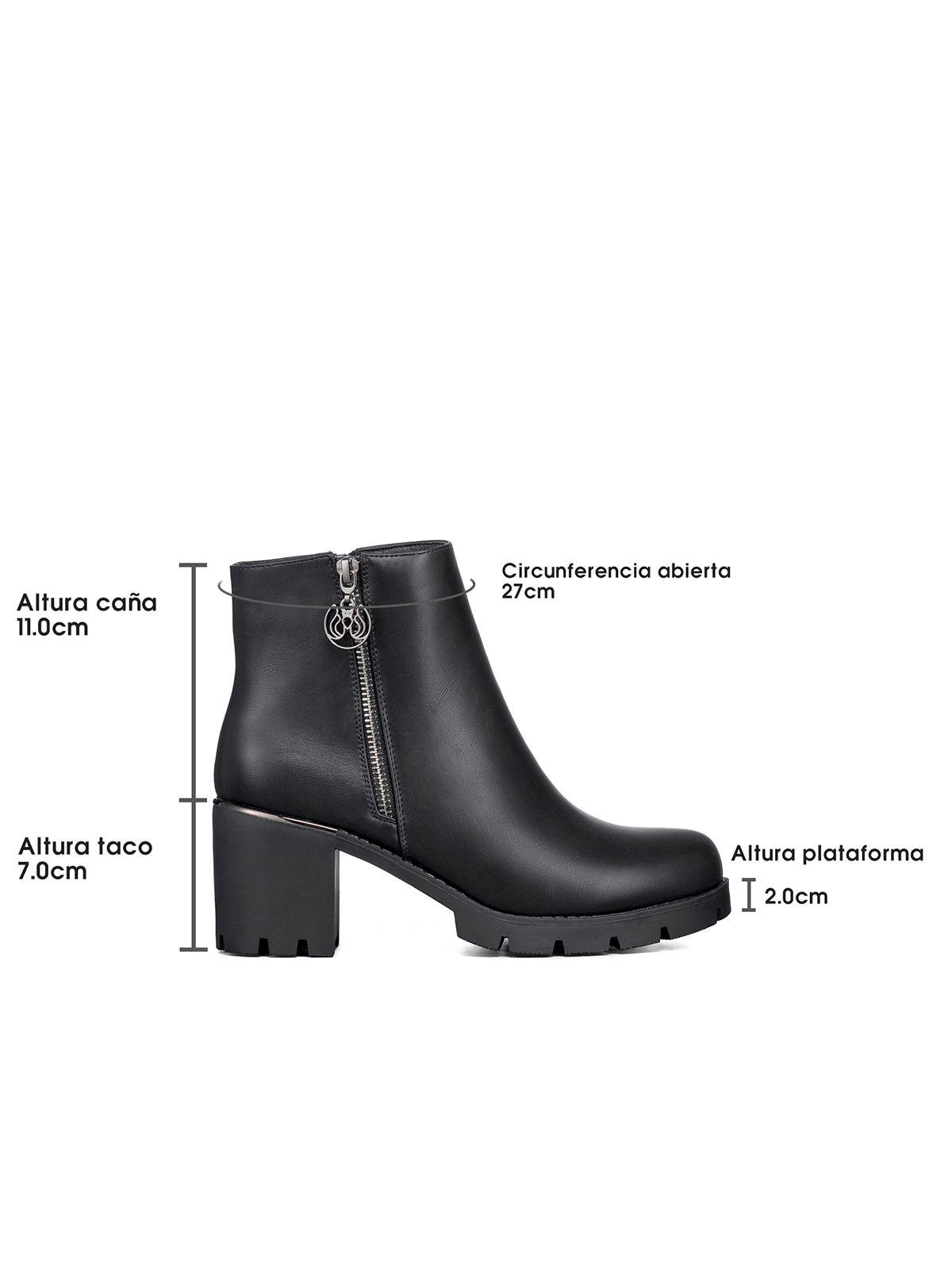 Botin Casual Mujer Tacon Alto Clasico Weide HX507-4