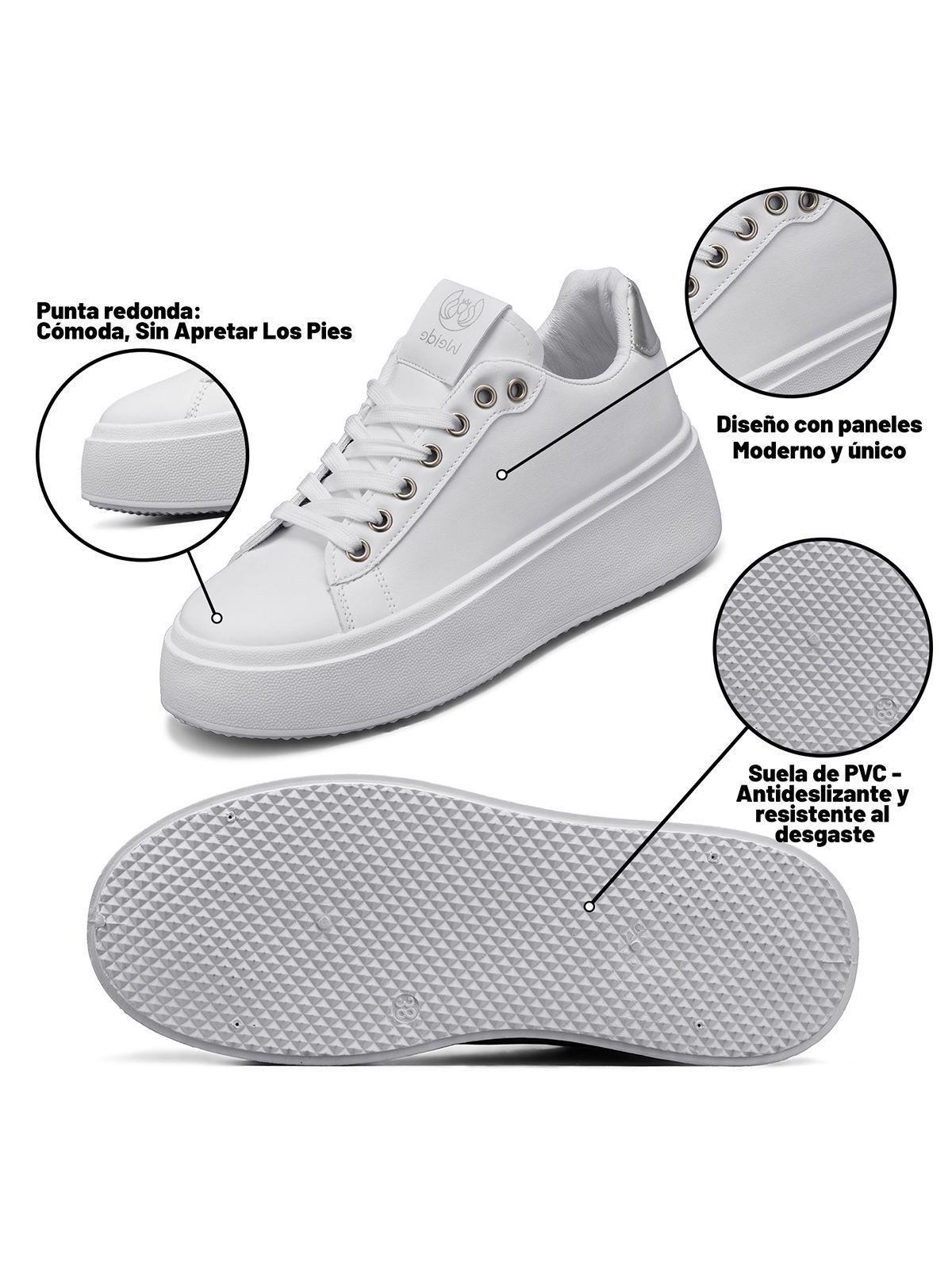 Zapatilla Casual Urbana Plataforma Mujer Weide LT130B-9
