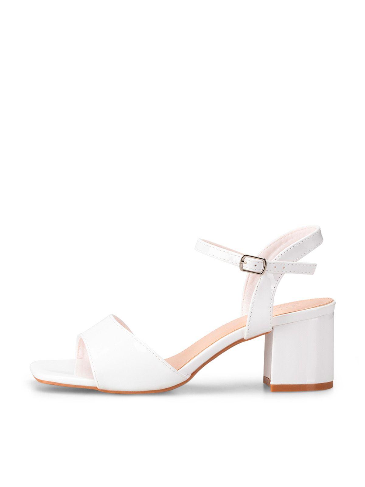 Sandalia Casual Taco Blanca Mujer Weide GH79-2