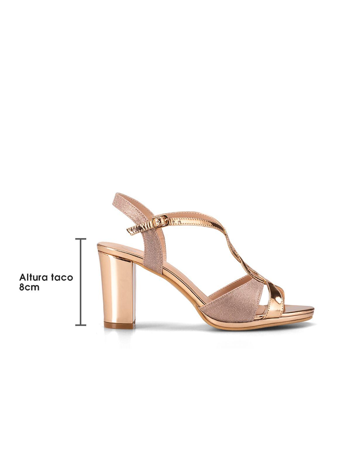 Sandalia Taco Champan Fiesta QIU318 Weide-4