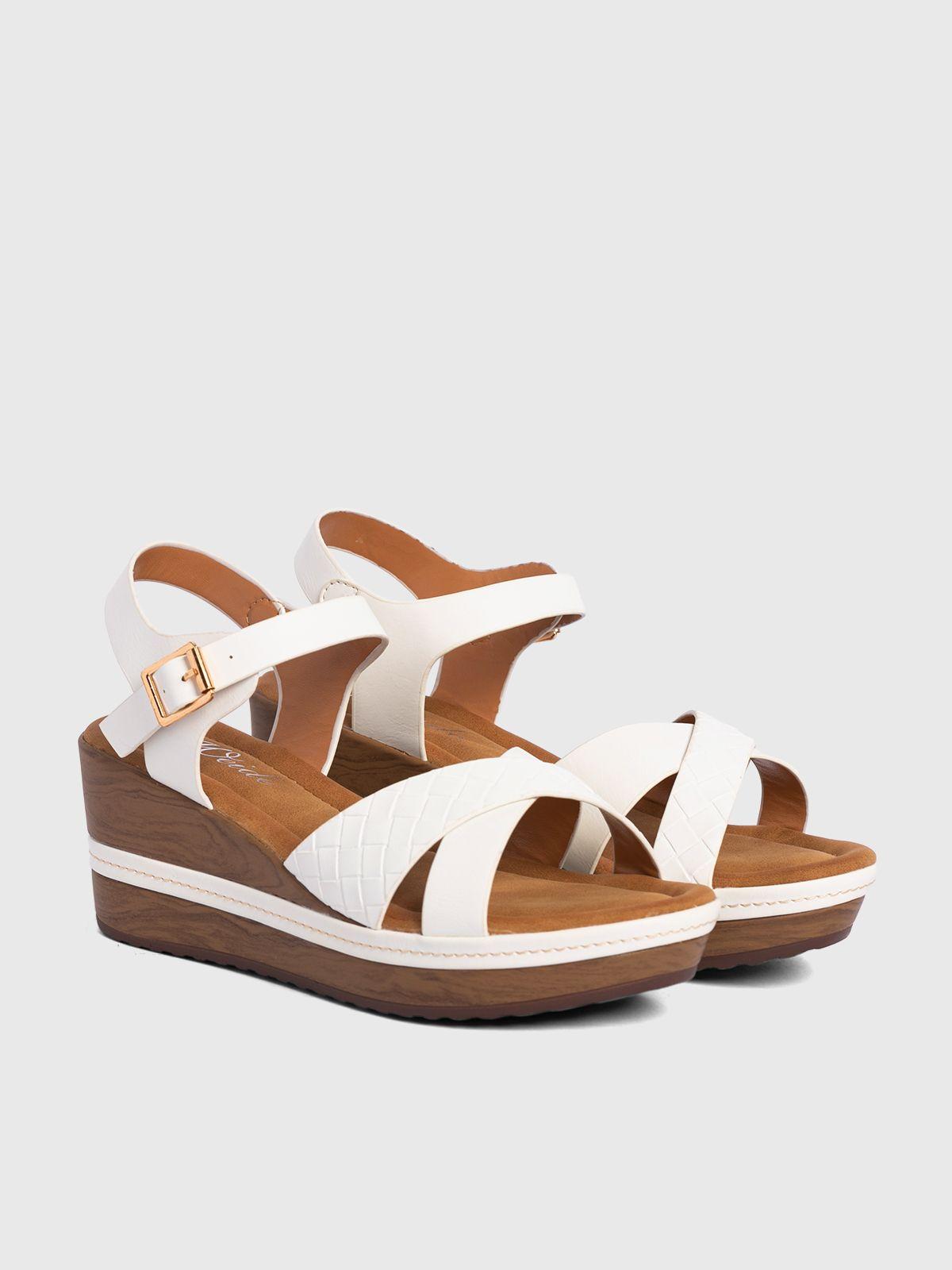 Sandalia Mujer Mercedes Blanc0 Weide-4