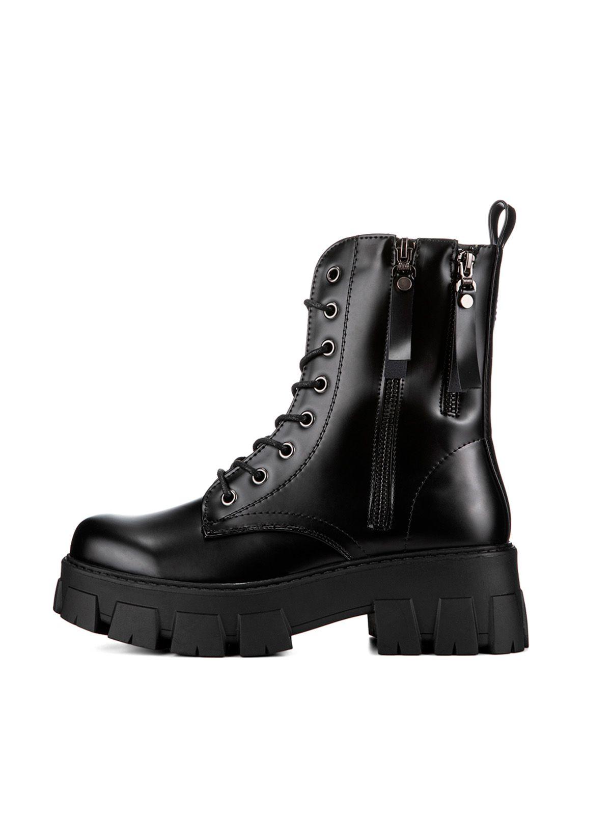 Botin Negro Casual Mujer Weide CZY576-2