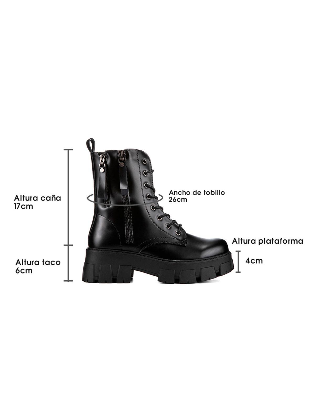 Botin Negro Casual Mujer Weide CZY576-5