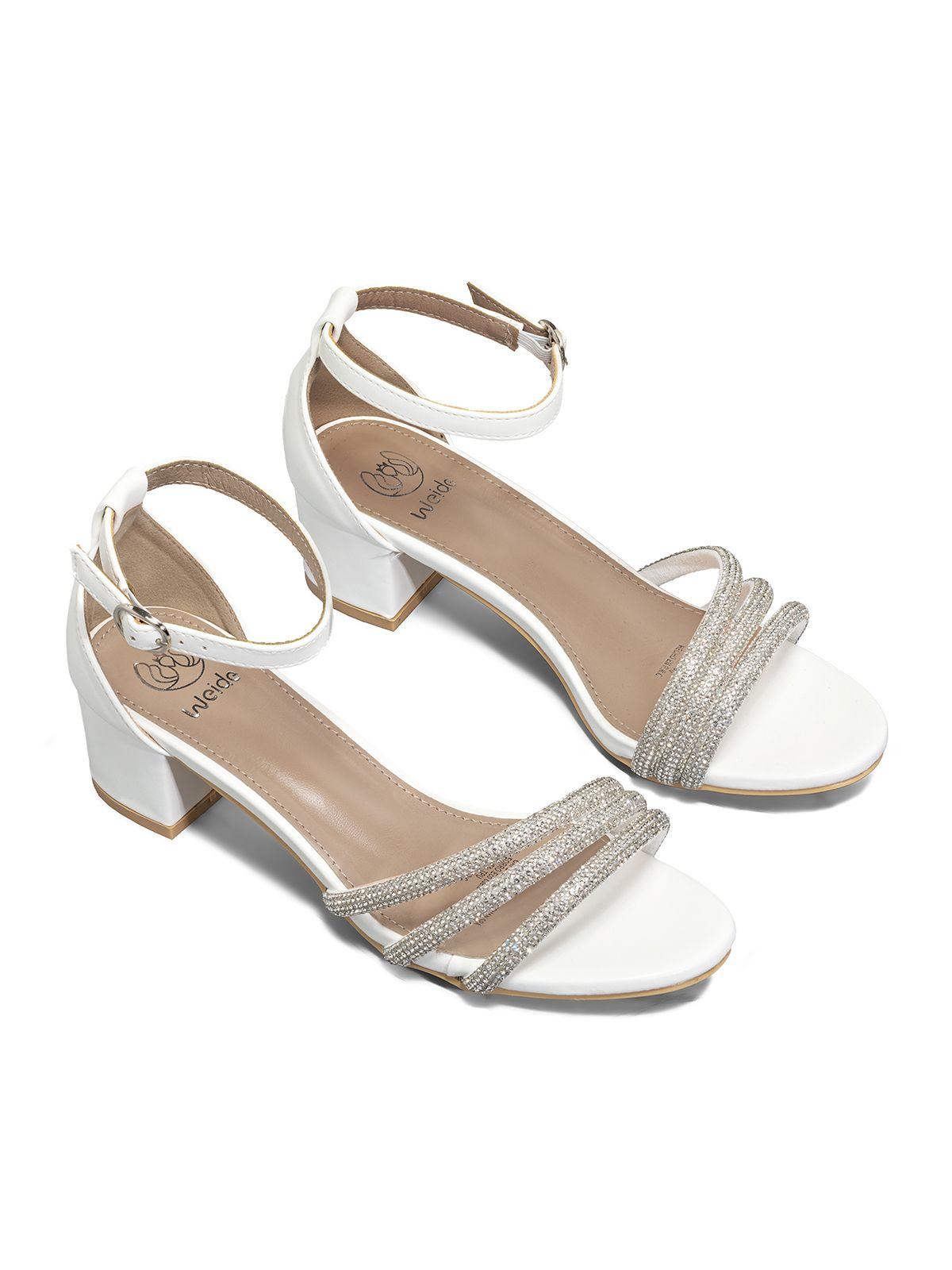Sandalia Taco Grueso Elegante Moda Mujer Weide GH175-2
