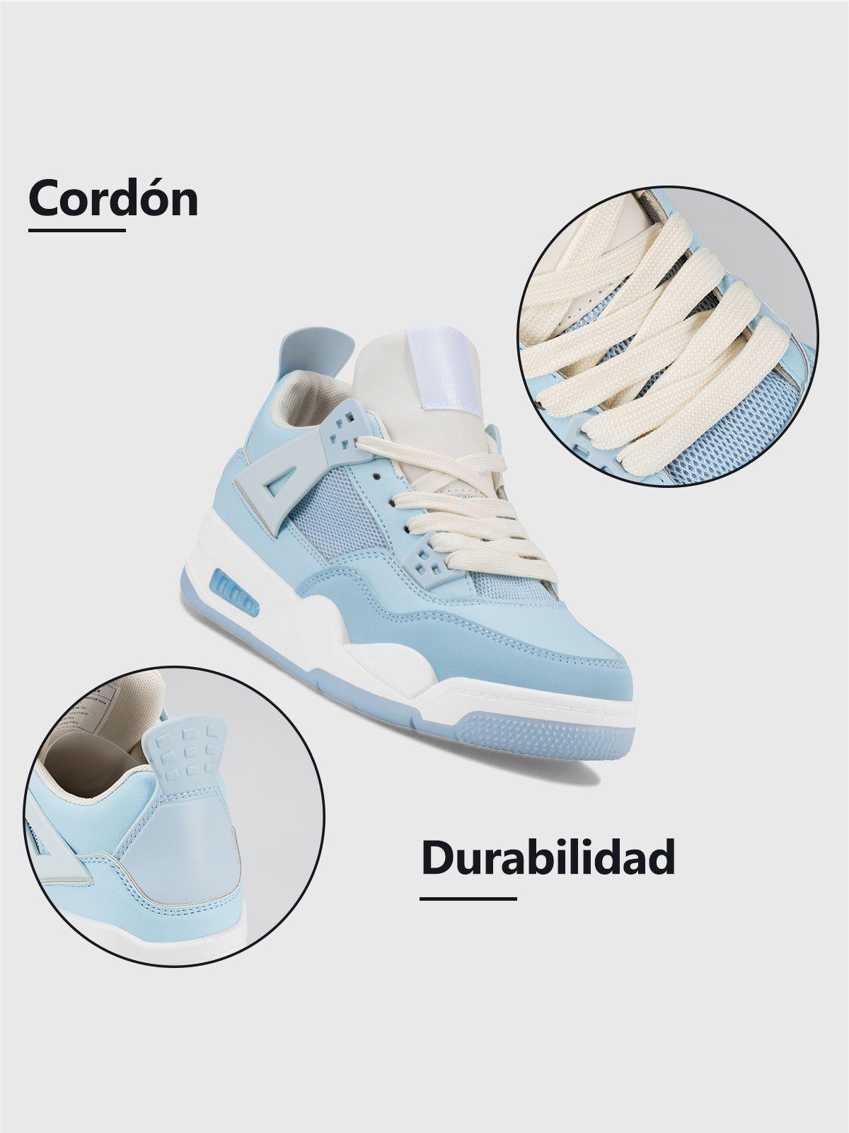 Zapatilla Mujer Lorena Azul Weide-6