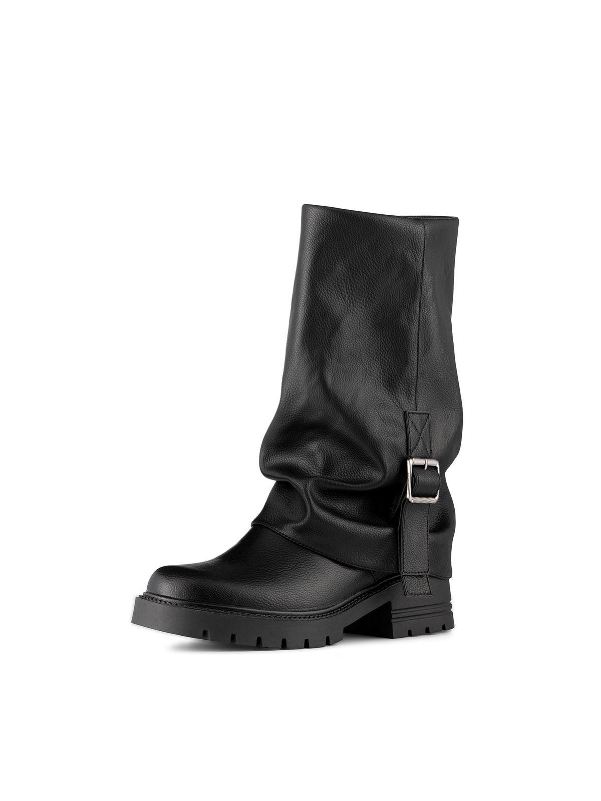 Bota Taco Mujer Casual PU Weide ZS87-0
