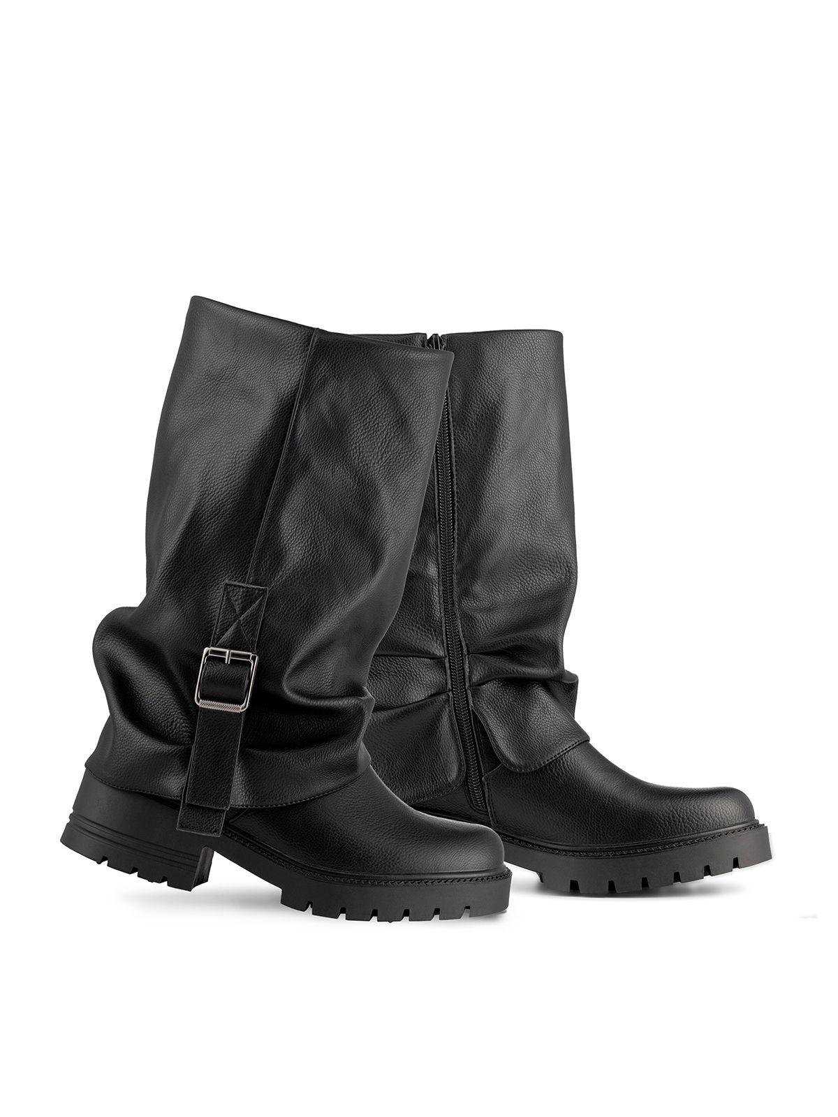 Bota Taco Mujer Casual PU Weide ZS87-4