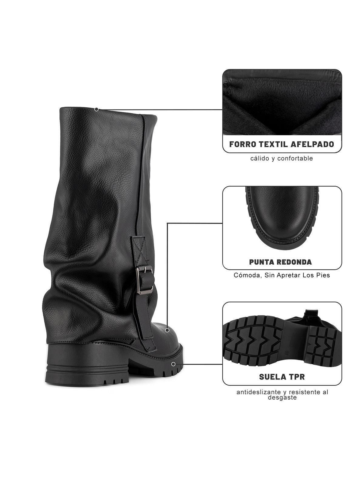 Bota Taco Mujer Casual PU Weide ZS87-8