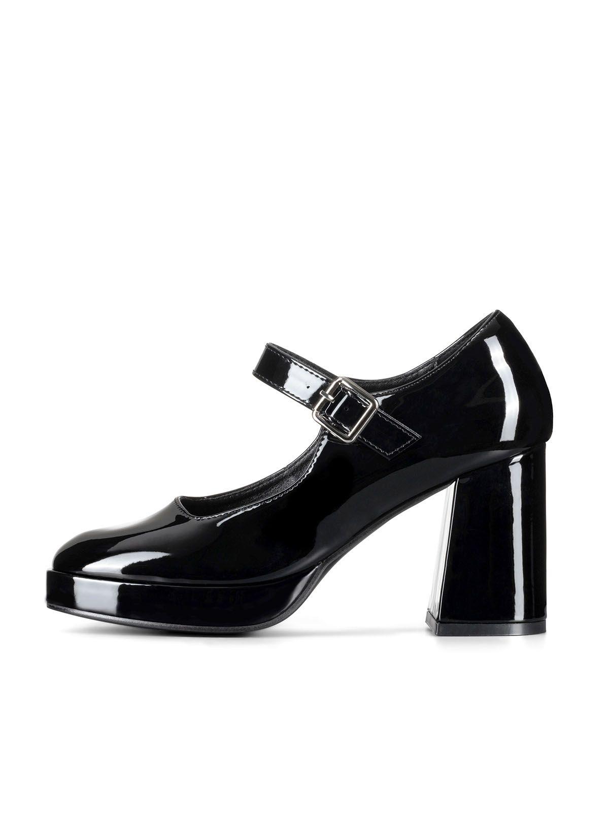 Zapato Mary Jane Tacones Elegante Charol Mujer Weide YL83-1