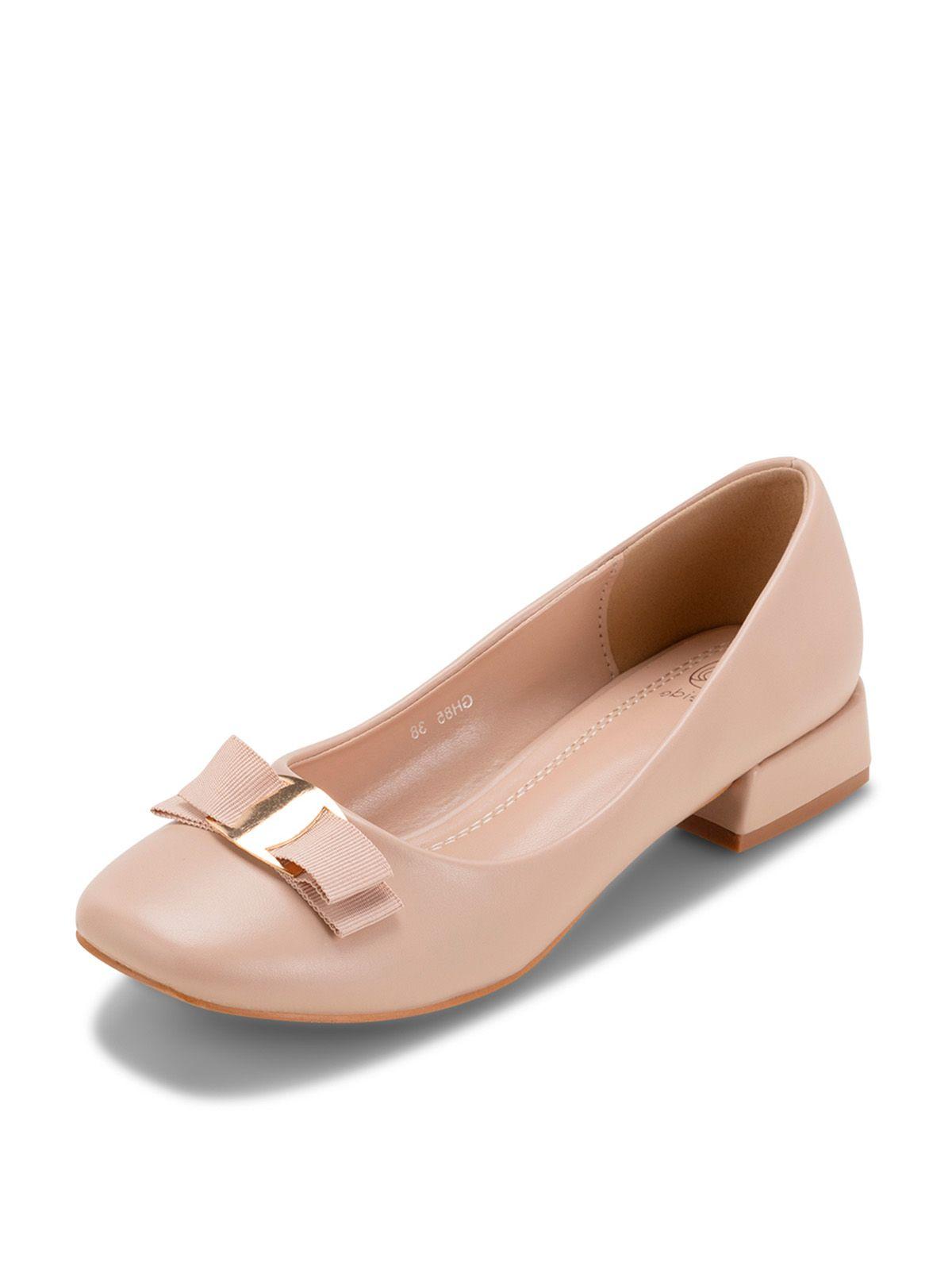 Zapato Taco Beige Casual GH85 Weide-0