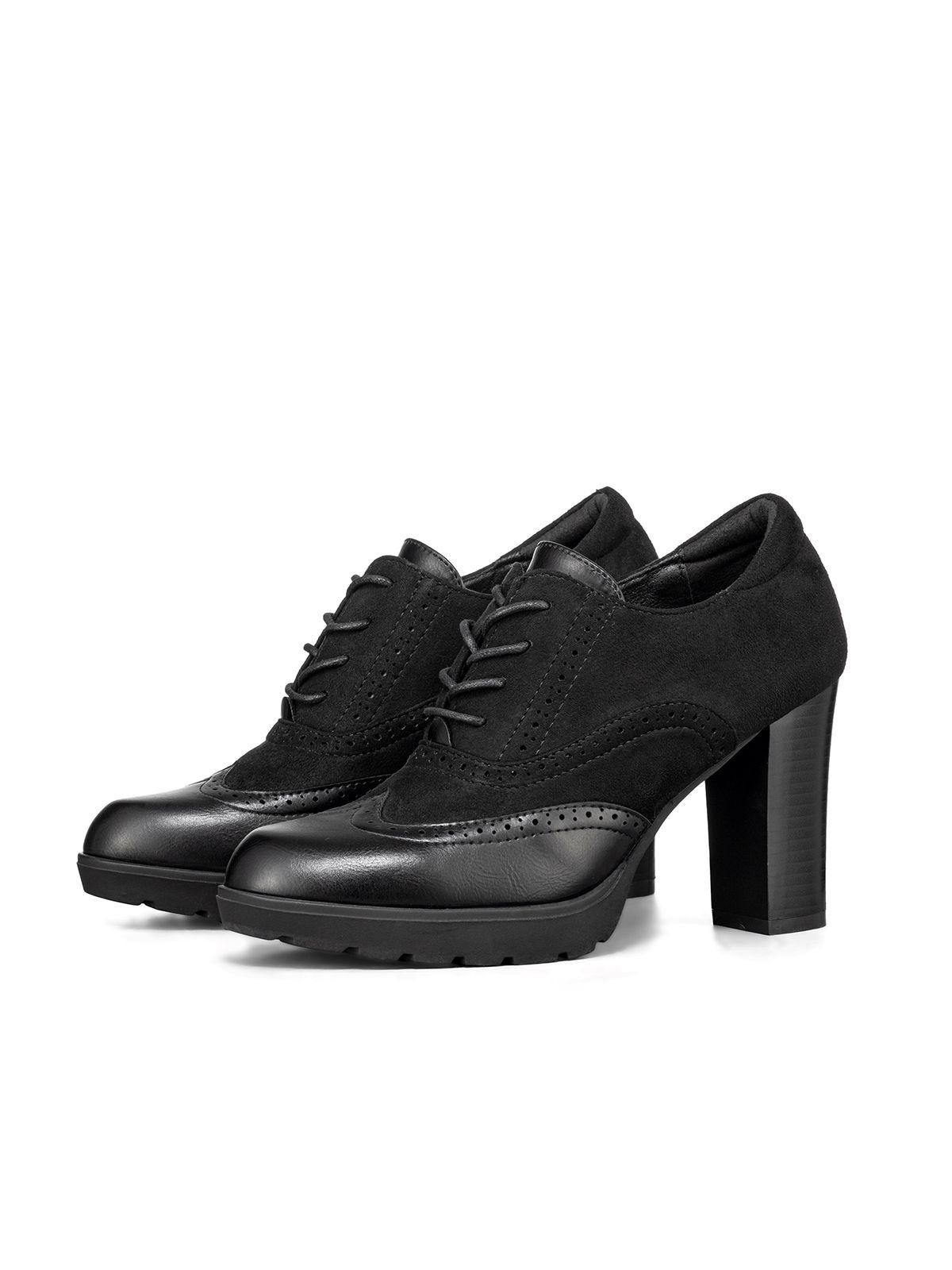 Botin Casual Dama Negro En Gamuza Vintage Weide QBM10-4