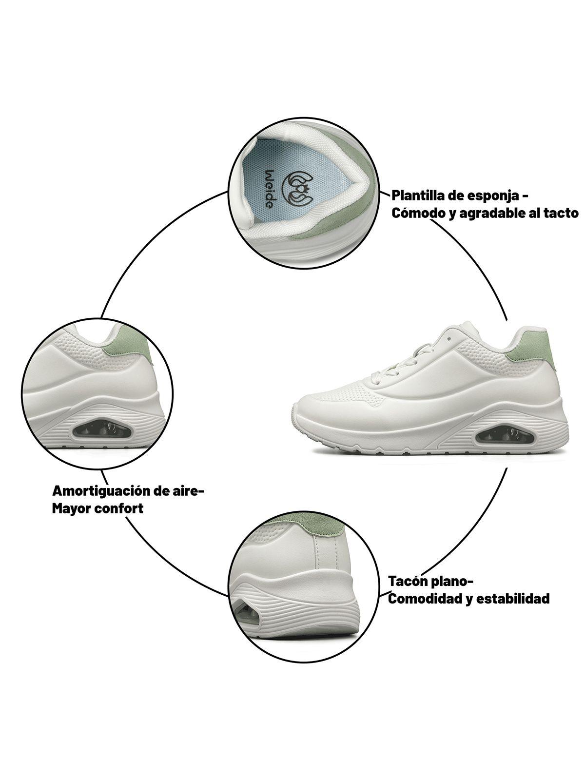 Zapatilla Urbana deportiva Con  Aire Mujer Weide XJH63-9