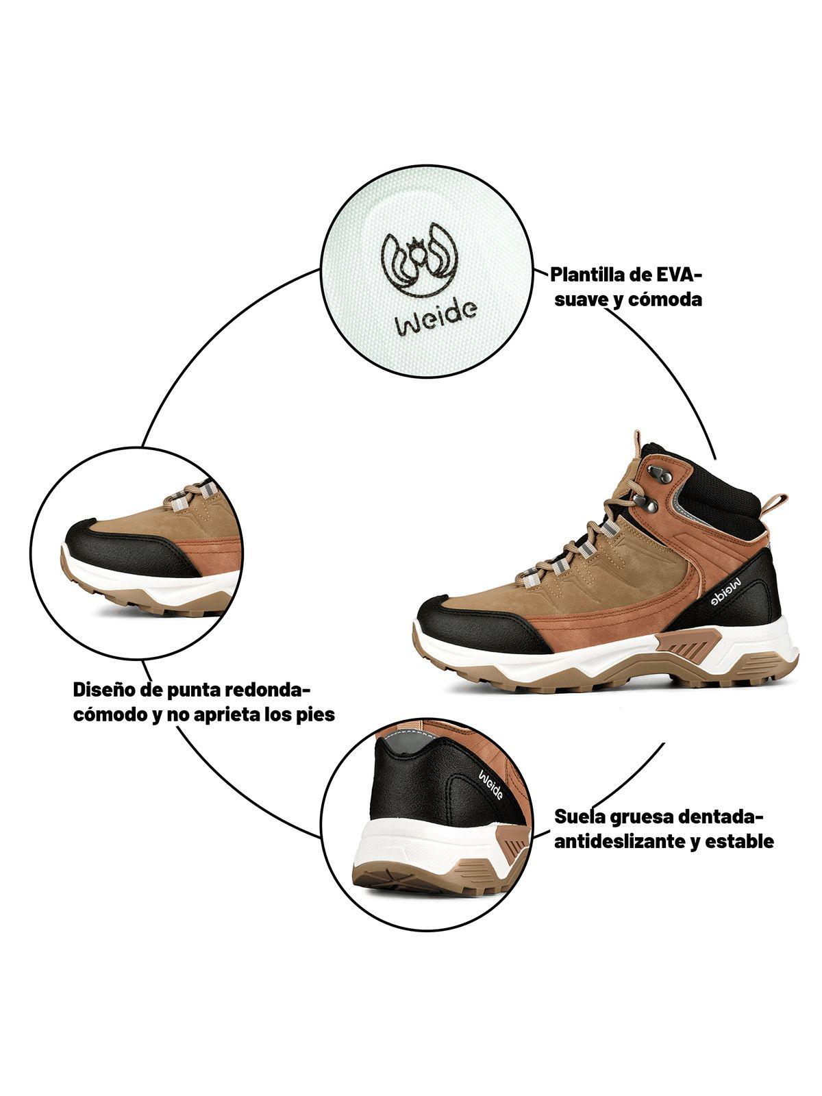 Botín Taco Mujer Outdoor PU Weide TFA218-7