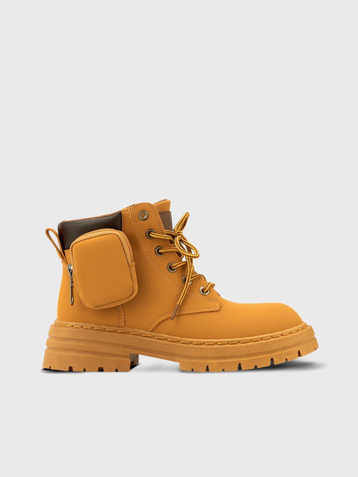 Botin Mujer Edenia Camel Weide-2