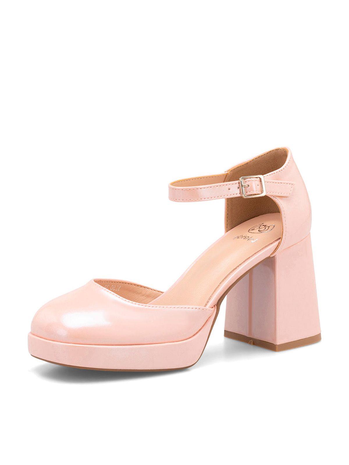 Zapatos Taco Mujer Amalia Rosado Weide-0