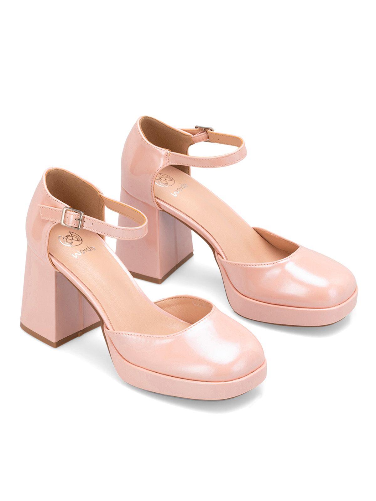 Zapatos Taco Mujer Amalia Rosado Weide-2