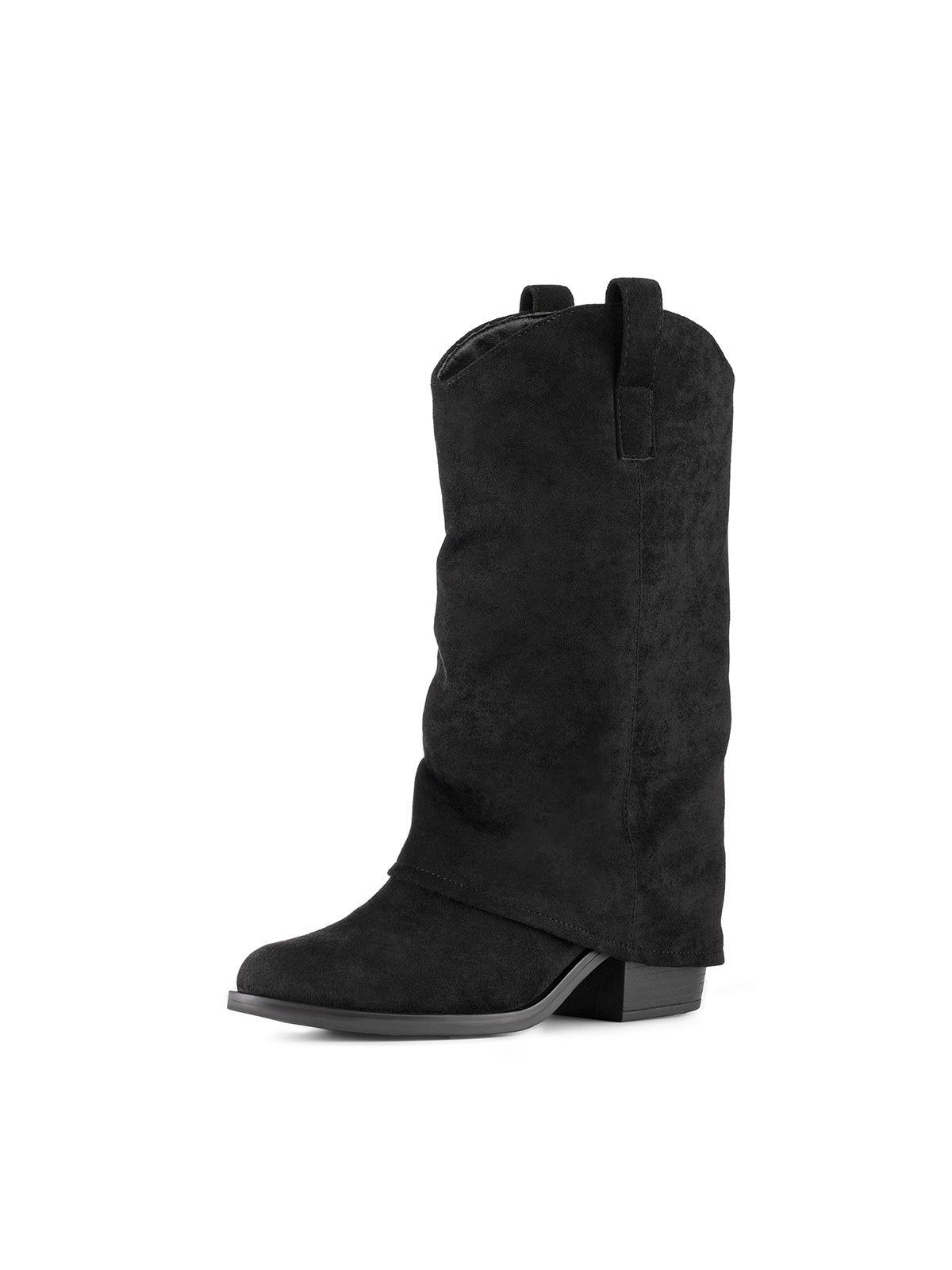 Bota Taco Mujer Casual PU Weide HX536-0