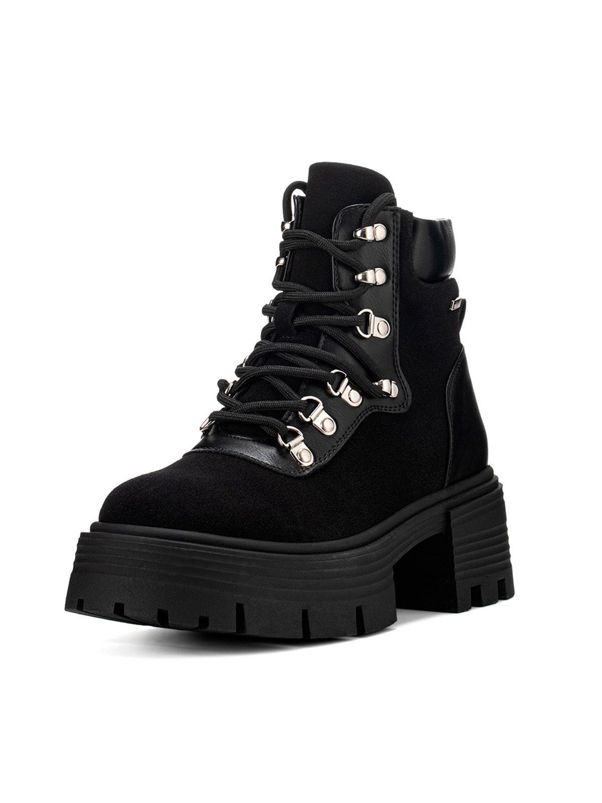 Botin Negro Casual Mujer Weide DH73-0