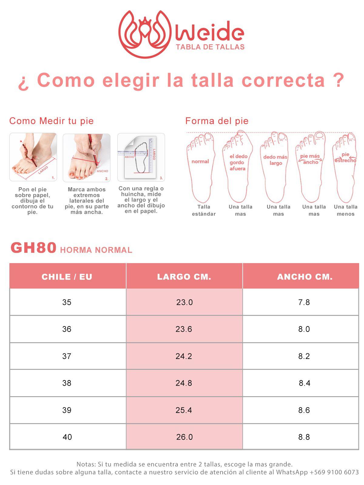 Sandalia Casual Taco Alto Blanca Mujer Weide GH80-3